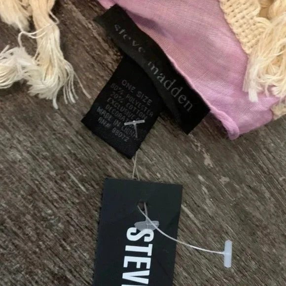 Steven Madden Swimsuit Cover Up Purple Boho Fringe NWT - Picture 2 of 4